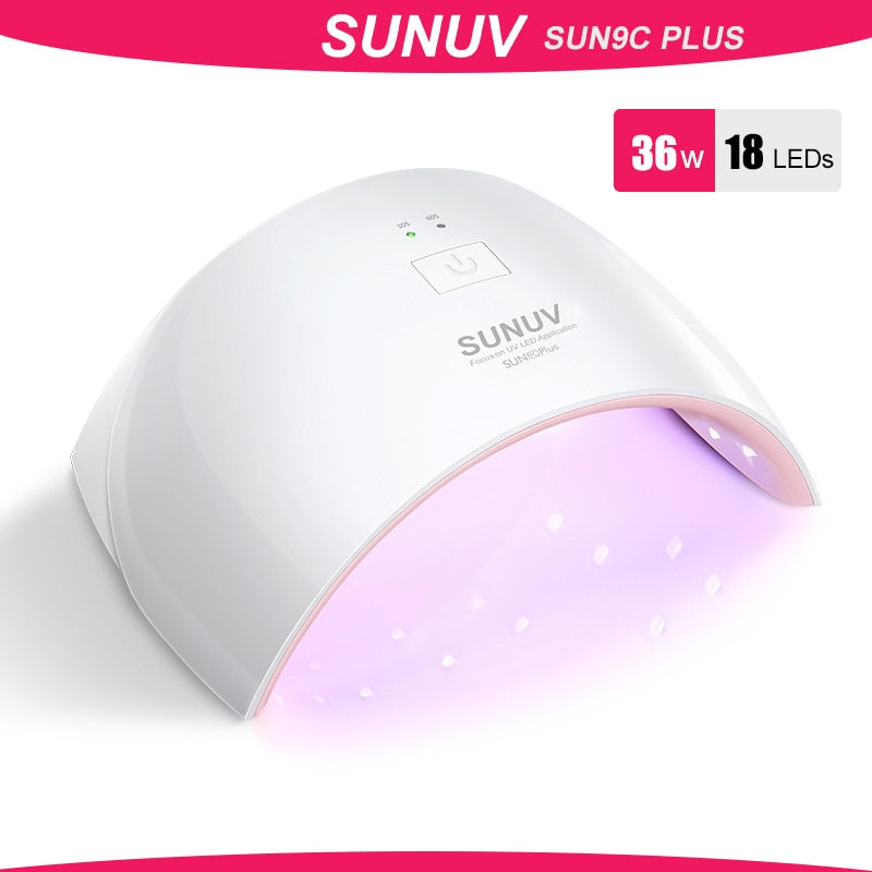 SUNUV uv nail dryer lamp uv led For Nails Dryer 54W/48W/36W Ice Lamp For Manicure Gel Nail Lamp Drying Lamp For Gel Varnish