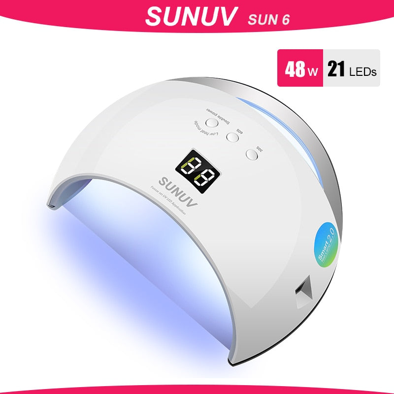 SUNUV uv nail dryer lamp uv led For Nails Dryer 54W/48W/36W Ice Lamp For Manicure Gel Nail Lamp Drying Lamp For Gel Varnish