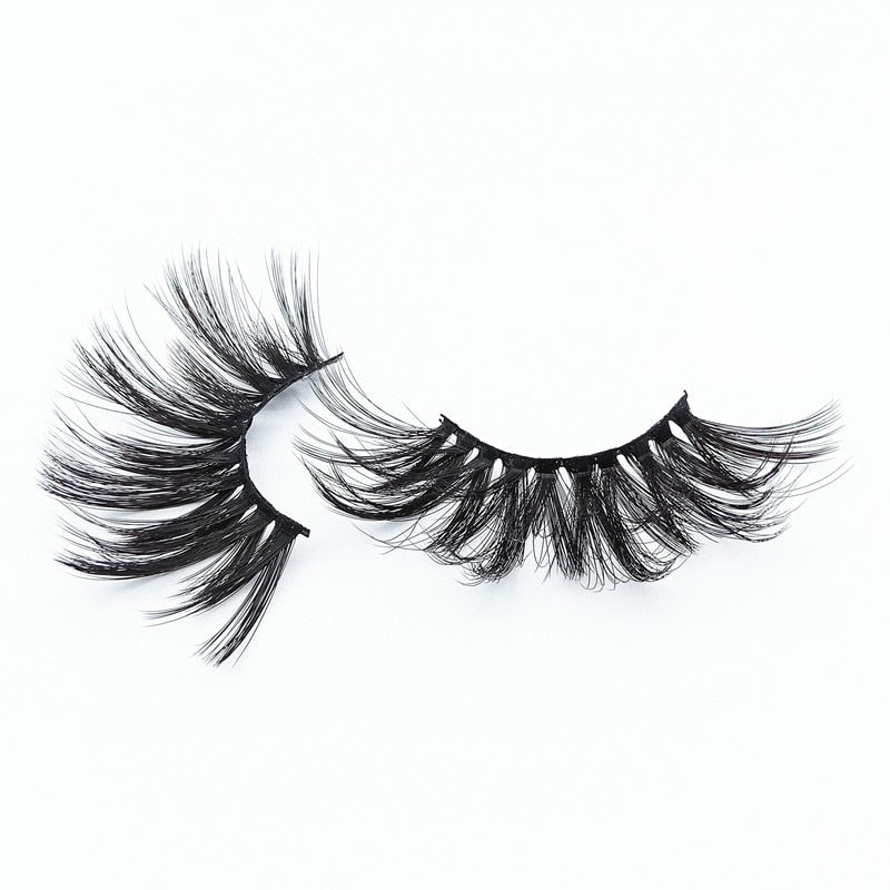 3/5/8 pairs 25mm mink eyelashes 3D dramatic false eyelashes handmade fluffy eyelashes natural long 25mm eyelash extension