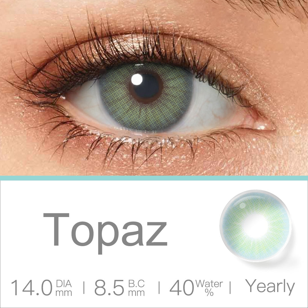 Gray Brown Natural Contact Lenses 1 Pair Colored Lenses Super Natural Eye Color Lens Yearly Lenses For Eyes Beauty Pupilentes