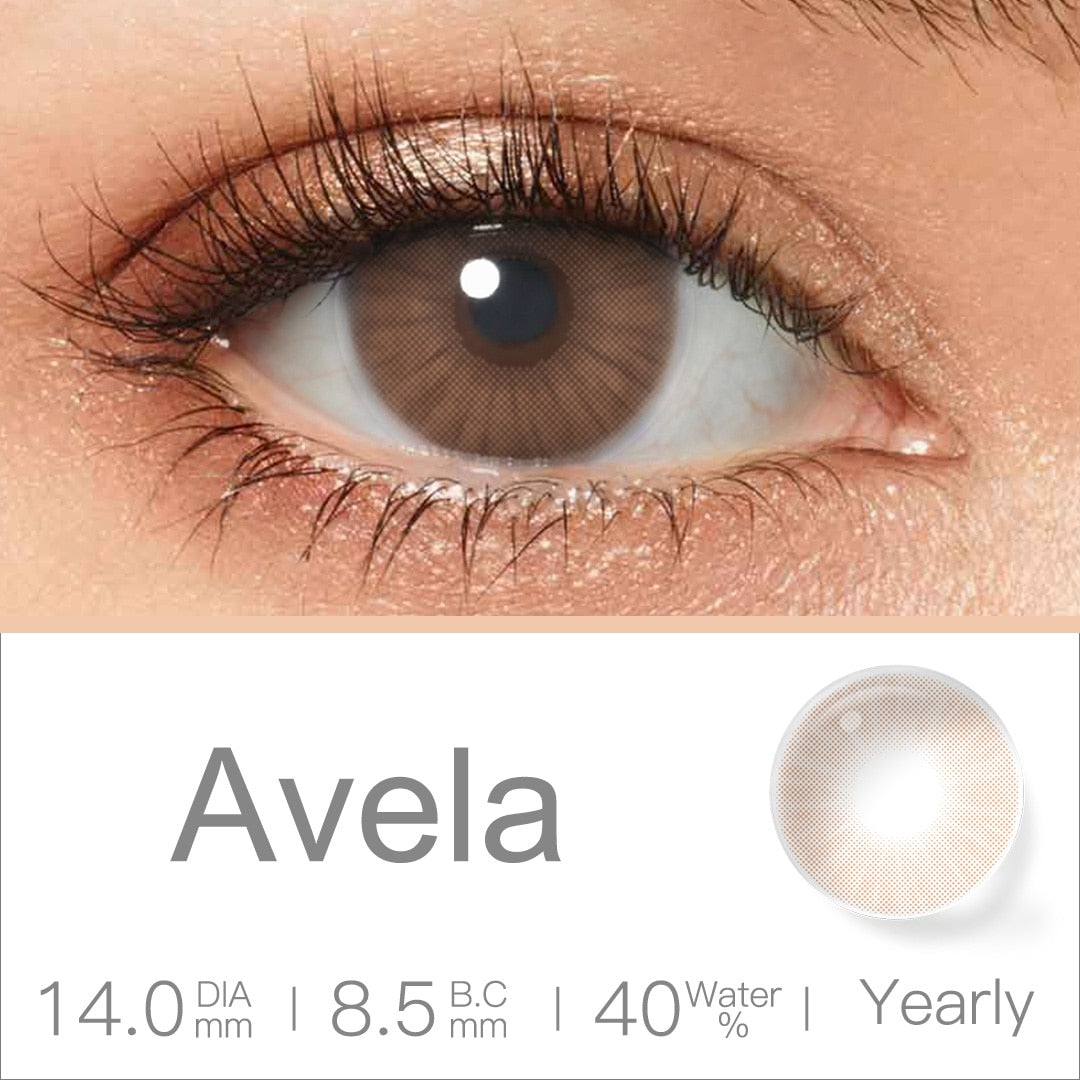 Gray Brown Natural Contact Lenses 1 Pair Colored Lenses Super Natural Eye Color Lens Yearly Lenses For Eyes Beauty Pupilentes