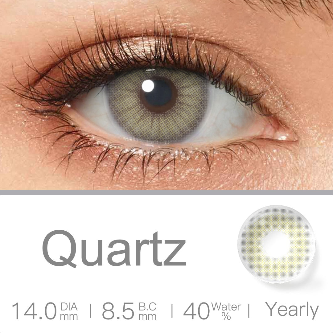 Gray Brown Natural Contact Lenses 1 Pair Colored Lenses Super Natural Eye Color Lens Yearly Lenses For Eyes Beauty Pupilentes